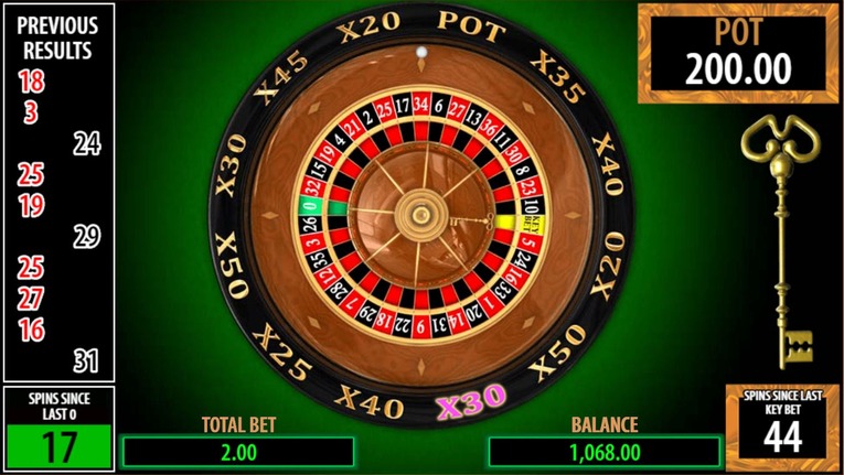 Key Bet Roulette Outer Disc