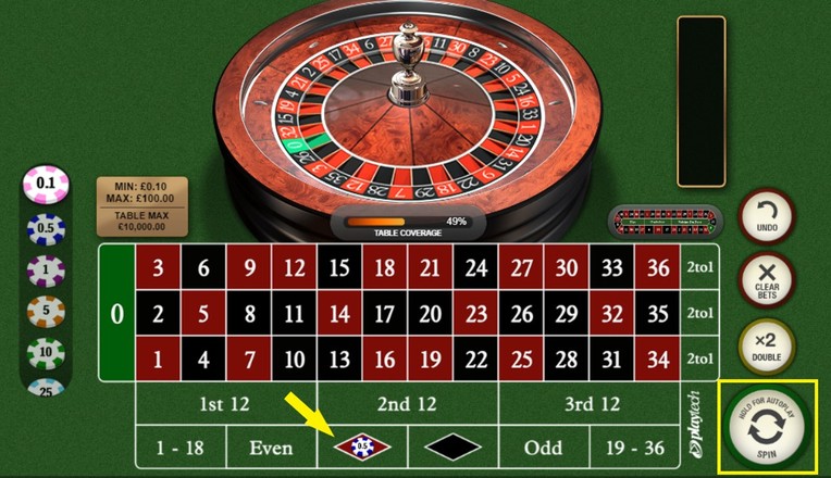 Roulette Bet on Red